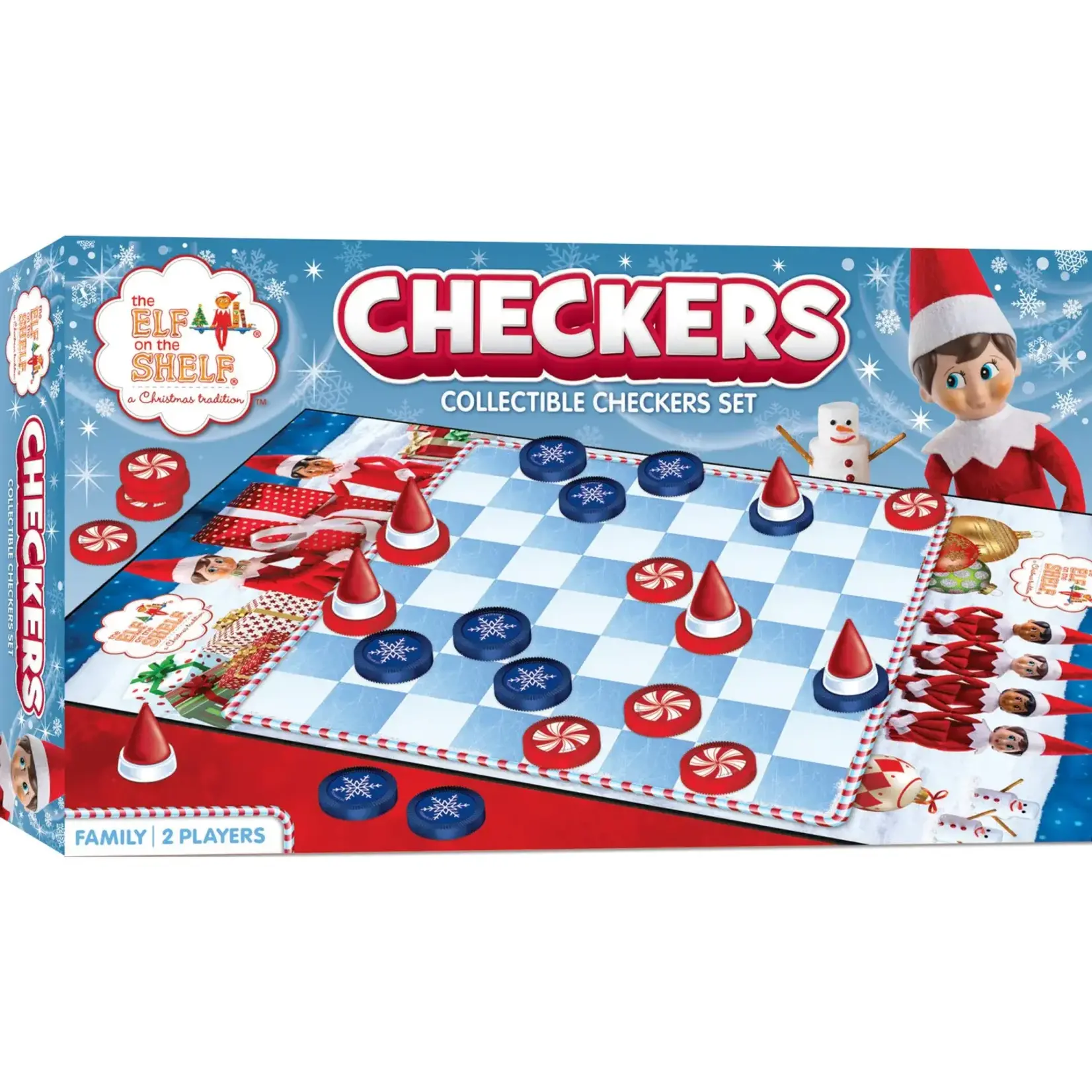 MasterPieces 42119 Elf on the Shelf Checkers