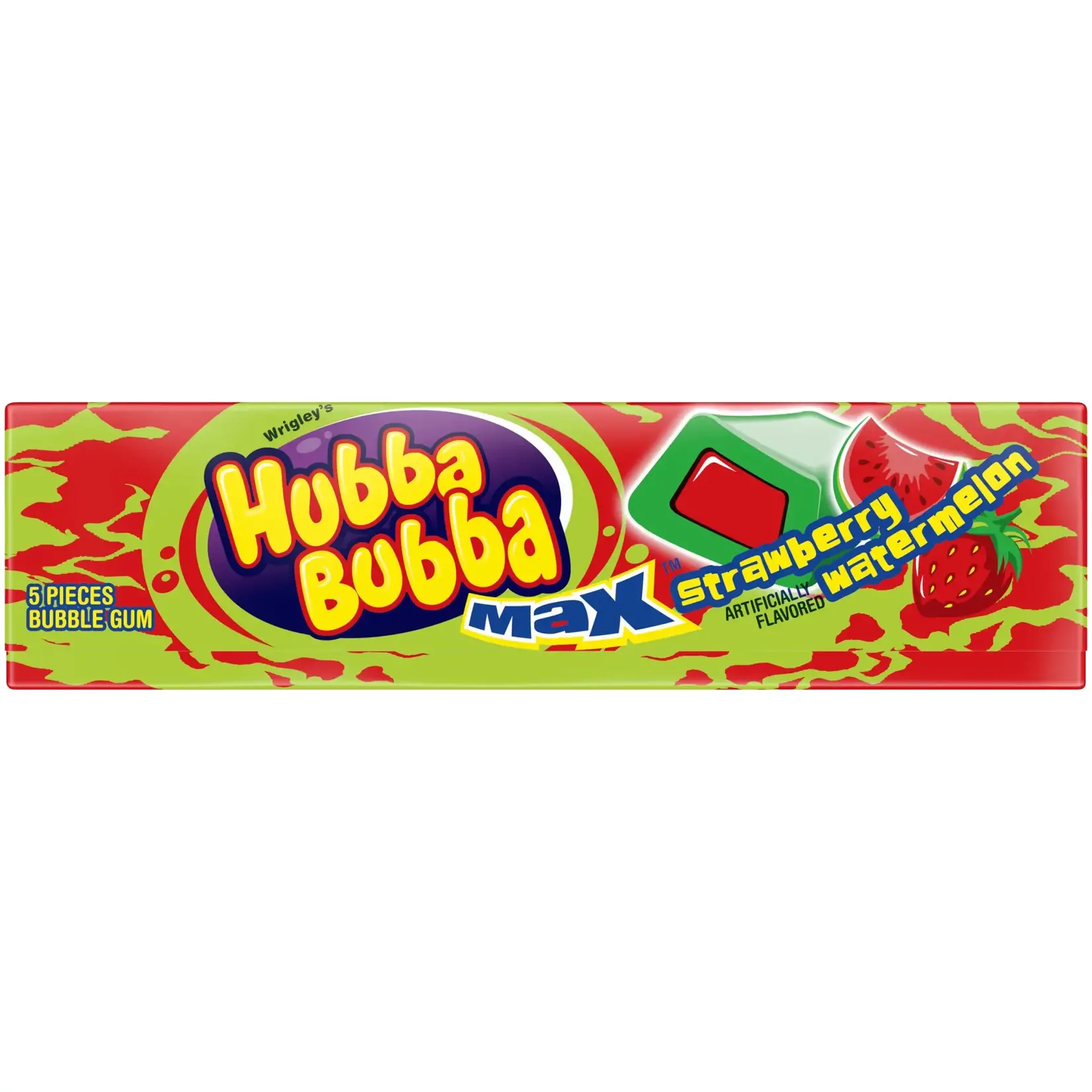 Candy 1575 Hubba Bubba Strawberry Watermellon