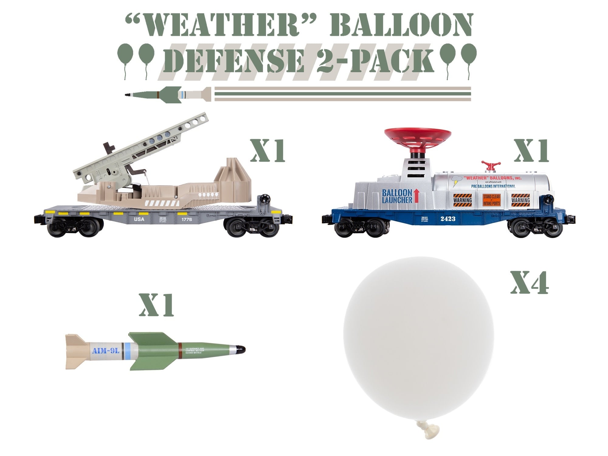 2428100 O Weather Balloon Defense 2 Pack