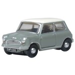 Oxford Diecast NMN009 Austin Mini Cooper -Tweed Grey/ White