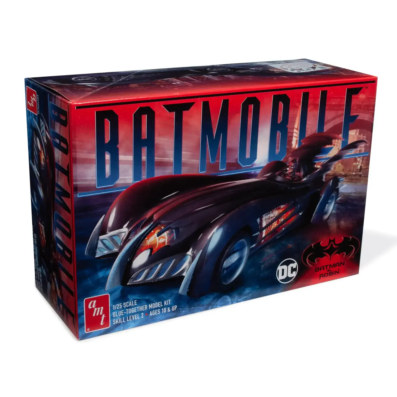 AMT 1295 1/25 Batmobile Model Kit w/ Detailed Figure