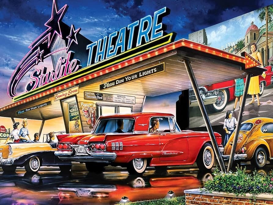 61192 Starlight Drive-In 750 Piece Puzzle