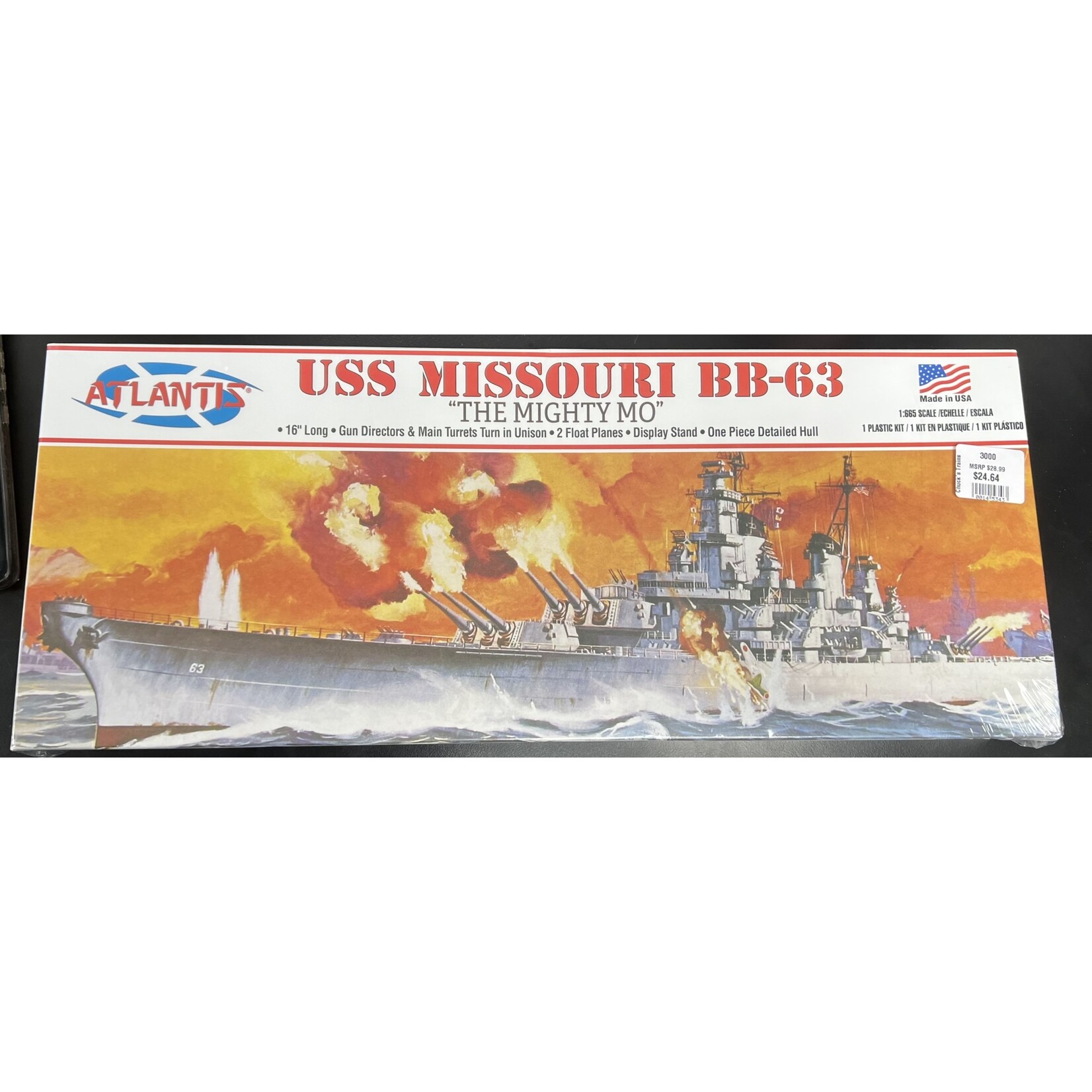 Atlantis 3000 USS Missouri BB-63 "The Mighty Mo"