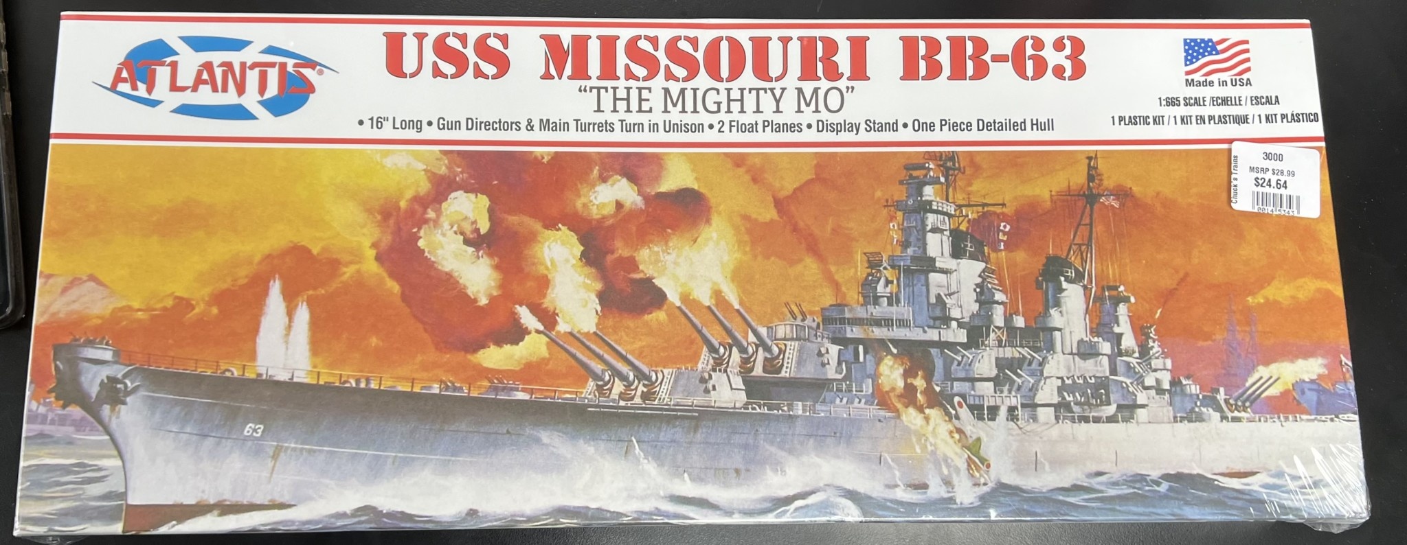 3000 USS Missouri BB-63 "The Mighty Mo"