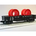 Lionel 681661 O PM  Gondola with Two Cable Reels