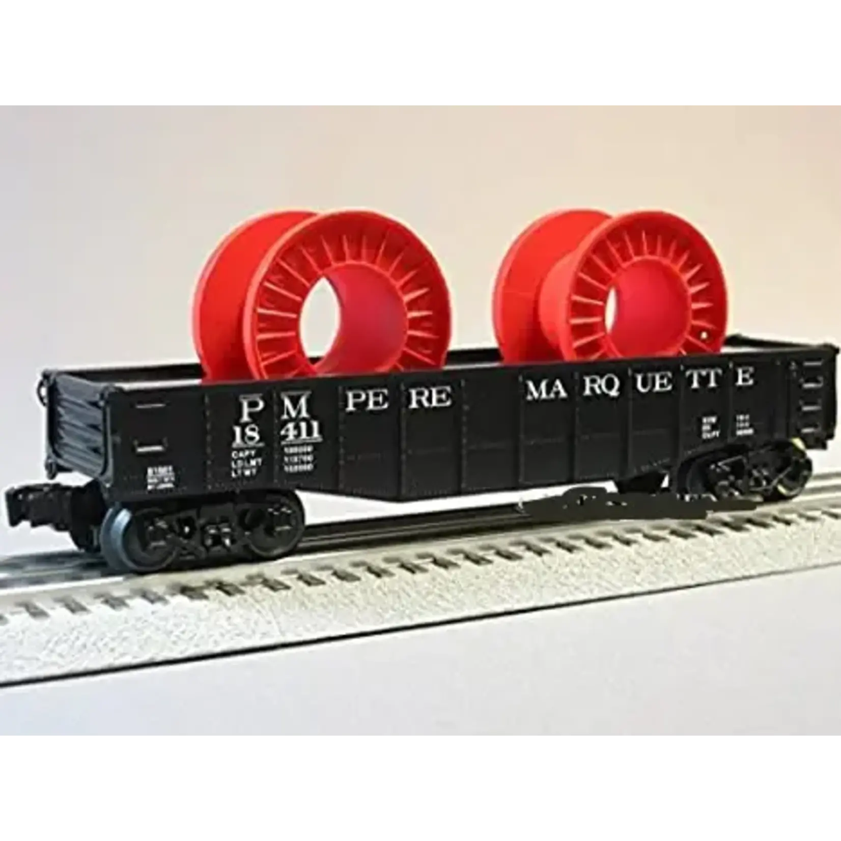 Lionel 681661 O PM  Gondola with Two Cable Reels