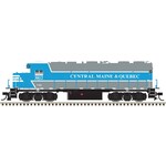 Atlas 10004051 HO GP38 Silver Central Maine & Quebec #3812