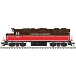 Atlas 10004062 HO GP38 Silver Providence & Worcester #2011