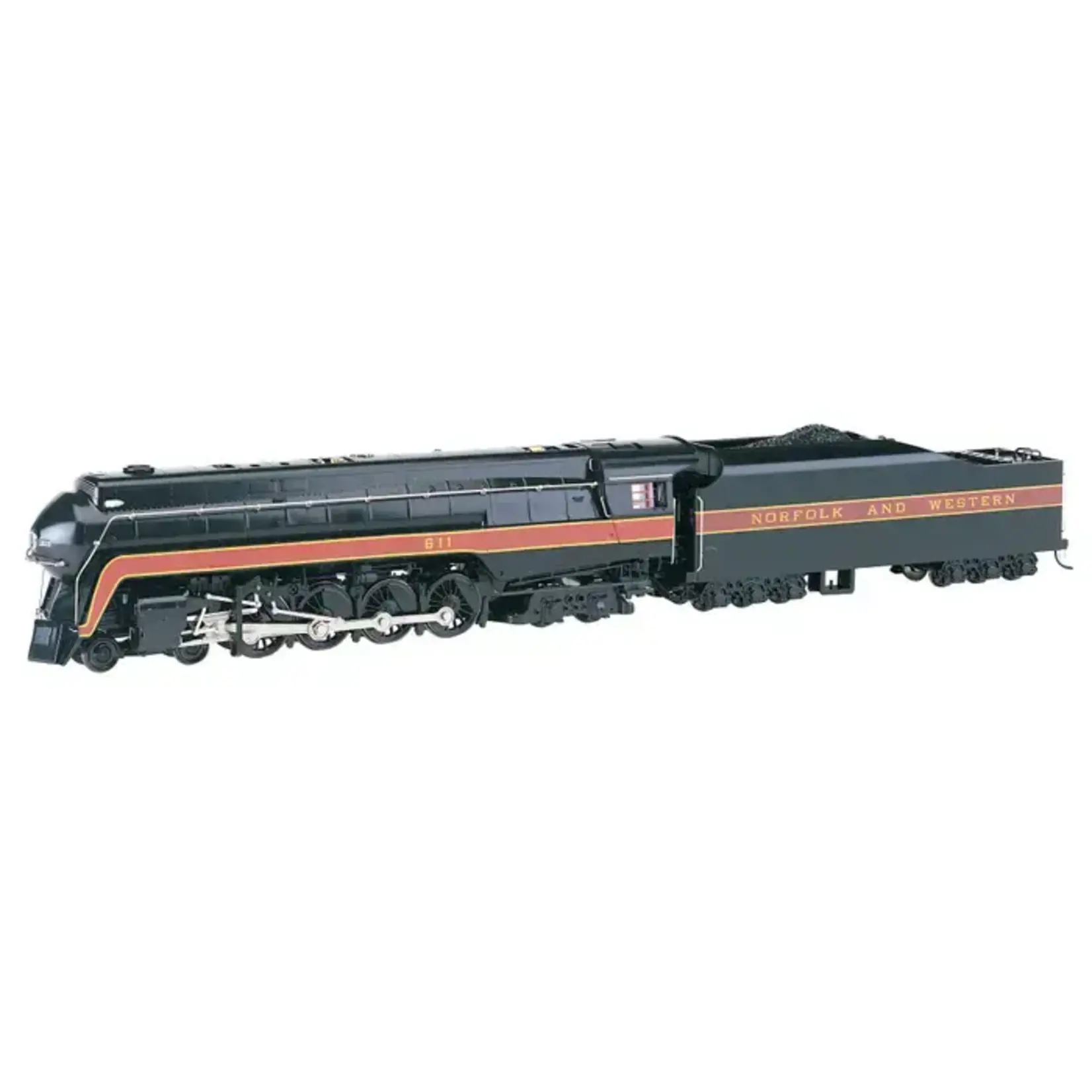 Bachmann 53201 HO N&W J Class 4-8-4 Steam #611 w/ DCC & Sound