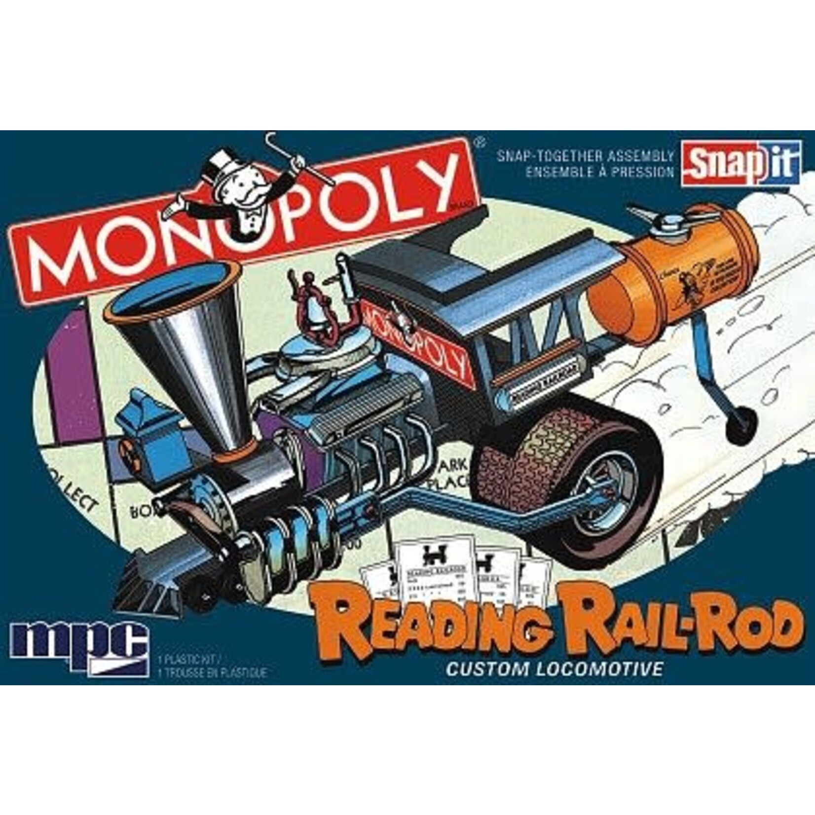 Monopoly Reading Rail Rod Loco 125 Chuck's Trains & Hobby Depot