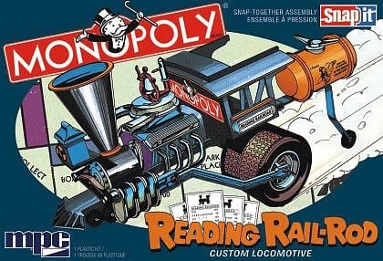 945 1/25 Monopoly Reading Custom Locomotive Rail Rod