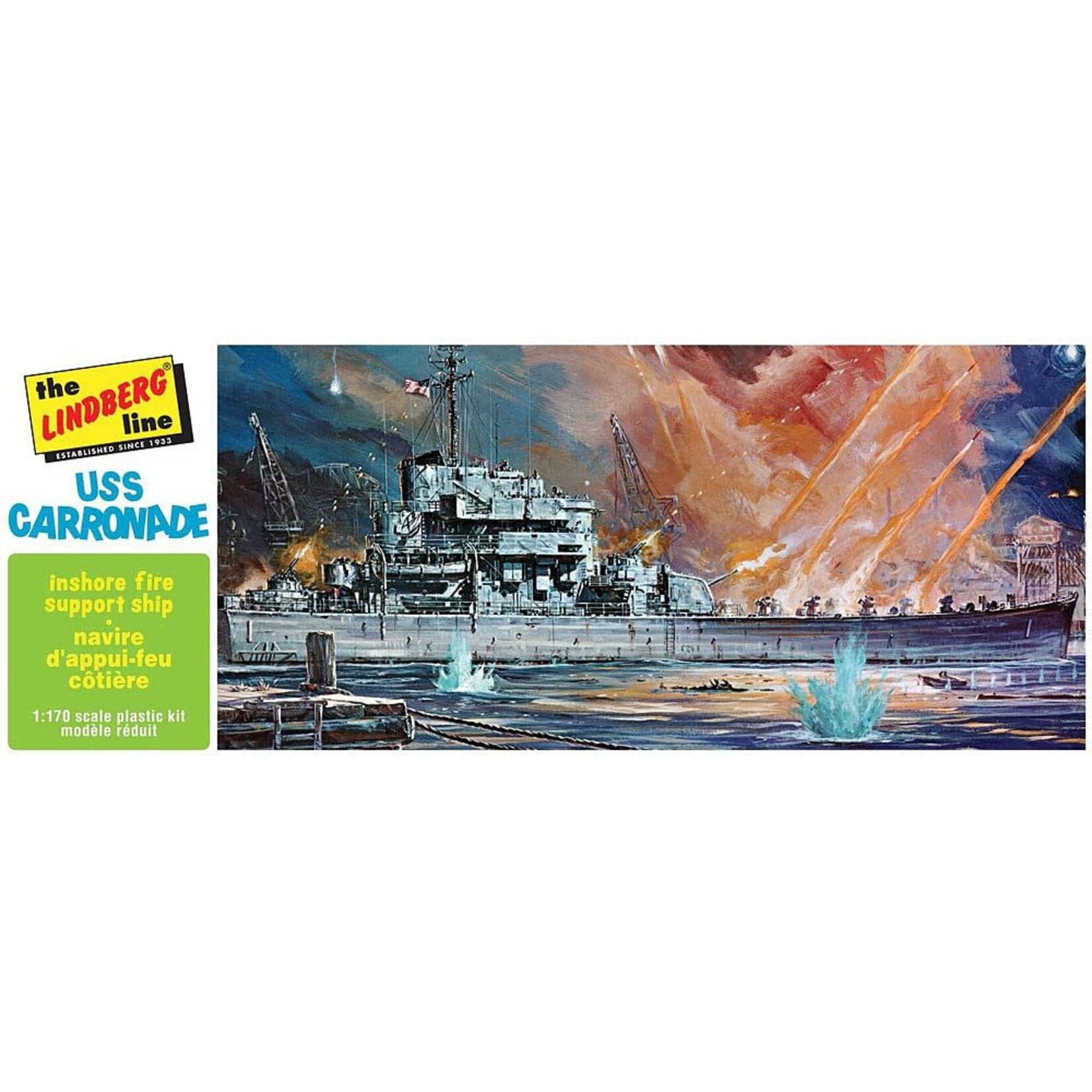 Lindberg 403 Uss Carronade Bobtail Cruiser