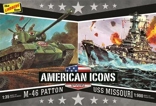 WWII USA Icons Missouri/Patton 1 /35 Scale 2 Pack