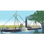 Lindberg 200 Fulton'S Clermont Steamboat 1:96