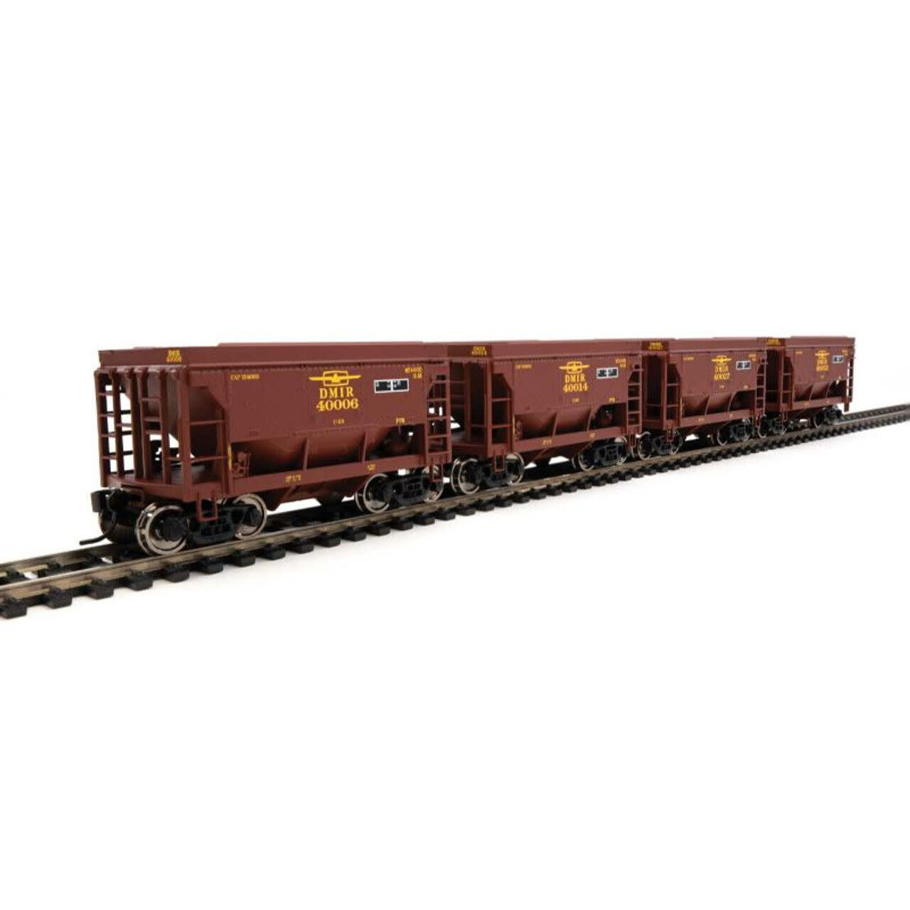 91058070 HO 24' MN Taconite Ore Car DMIR T-Bird #2 - 4 Pack