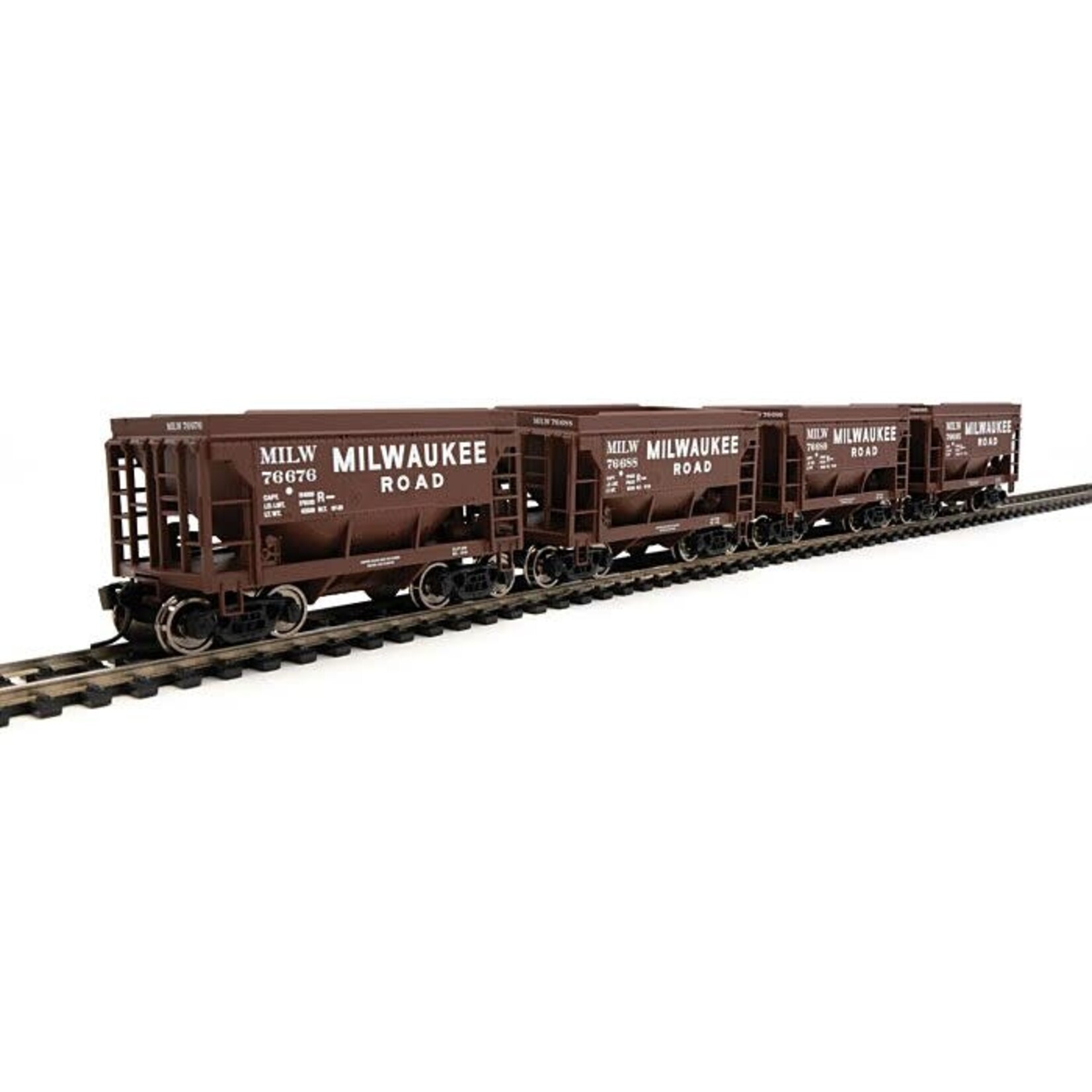 Walthers 91058080 HO 24' MN Taconite Ore Car Milw #1 - 4 Pack