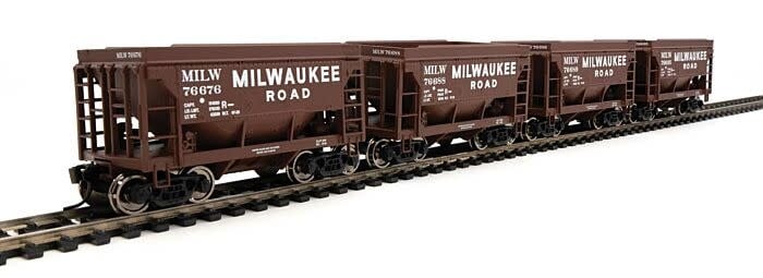 91058080 HO 24' MN Taconite Ore Car Milw #1 - 4 Pack