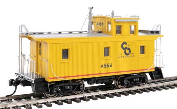 920103460 HO Wood Caboose C&O #A564