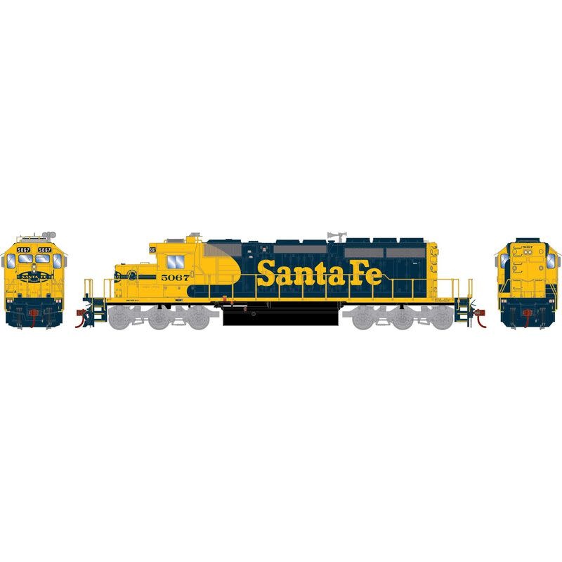 72083 HO RTR SD40-2 ATSF 5067