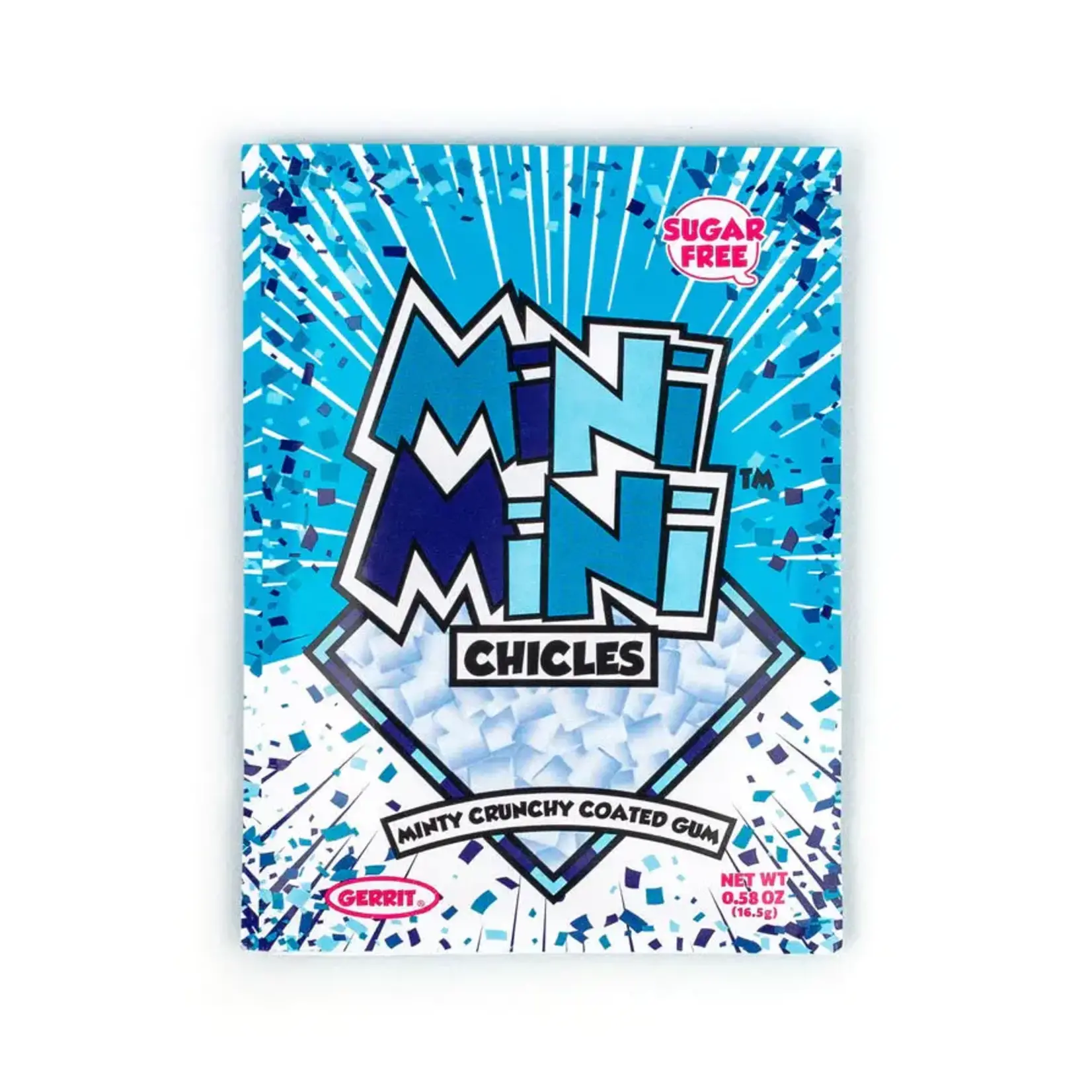 Candy Chicles Mini Mini Sugar Free Minty Gum