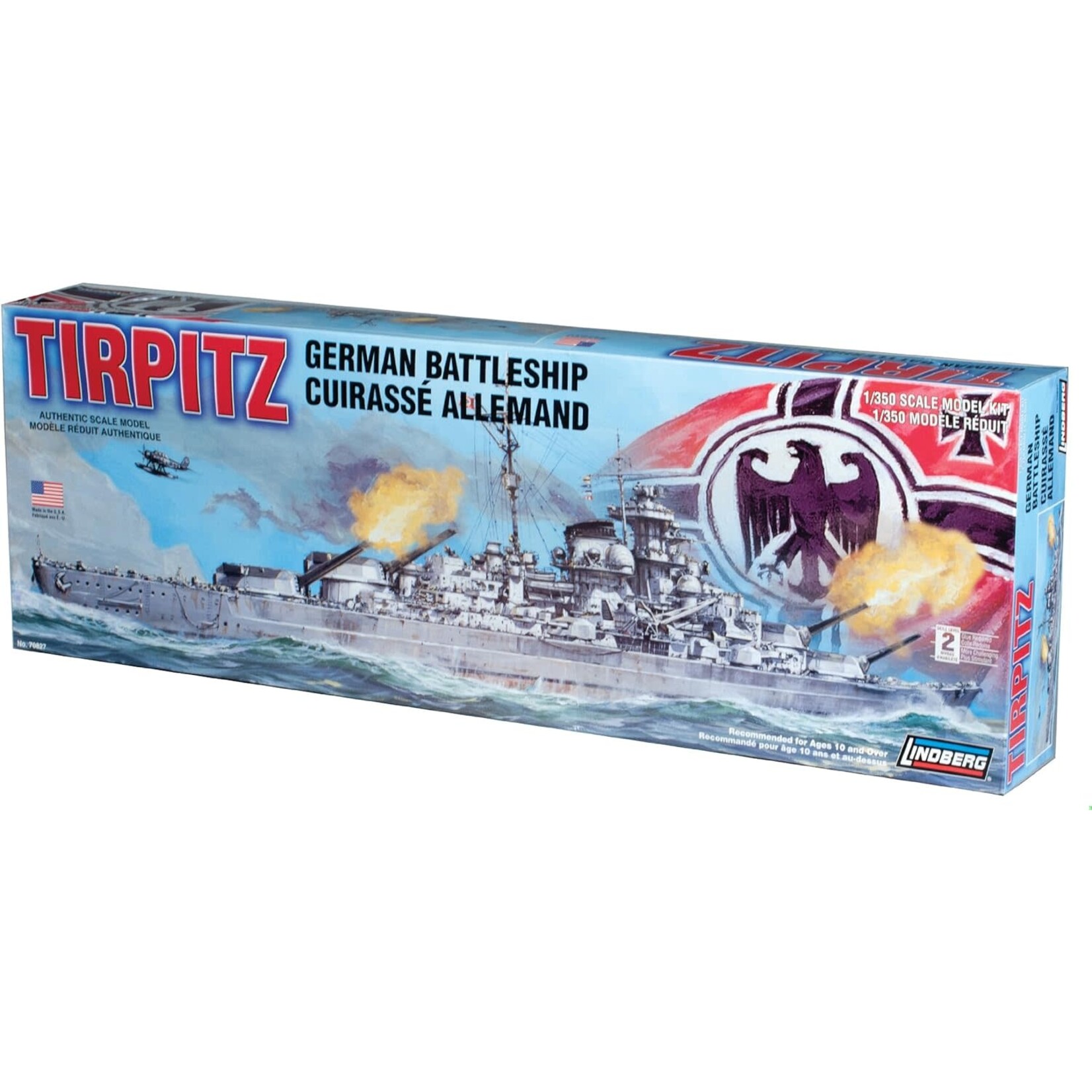 Lindberg 70827 Tirpitz German Battleship