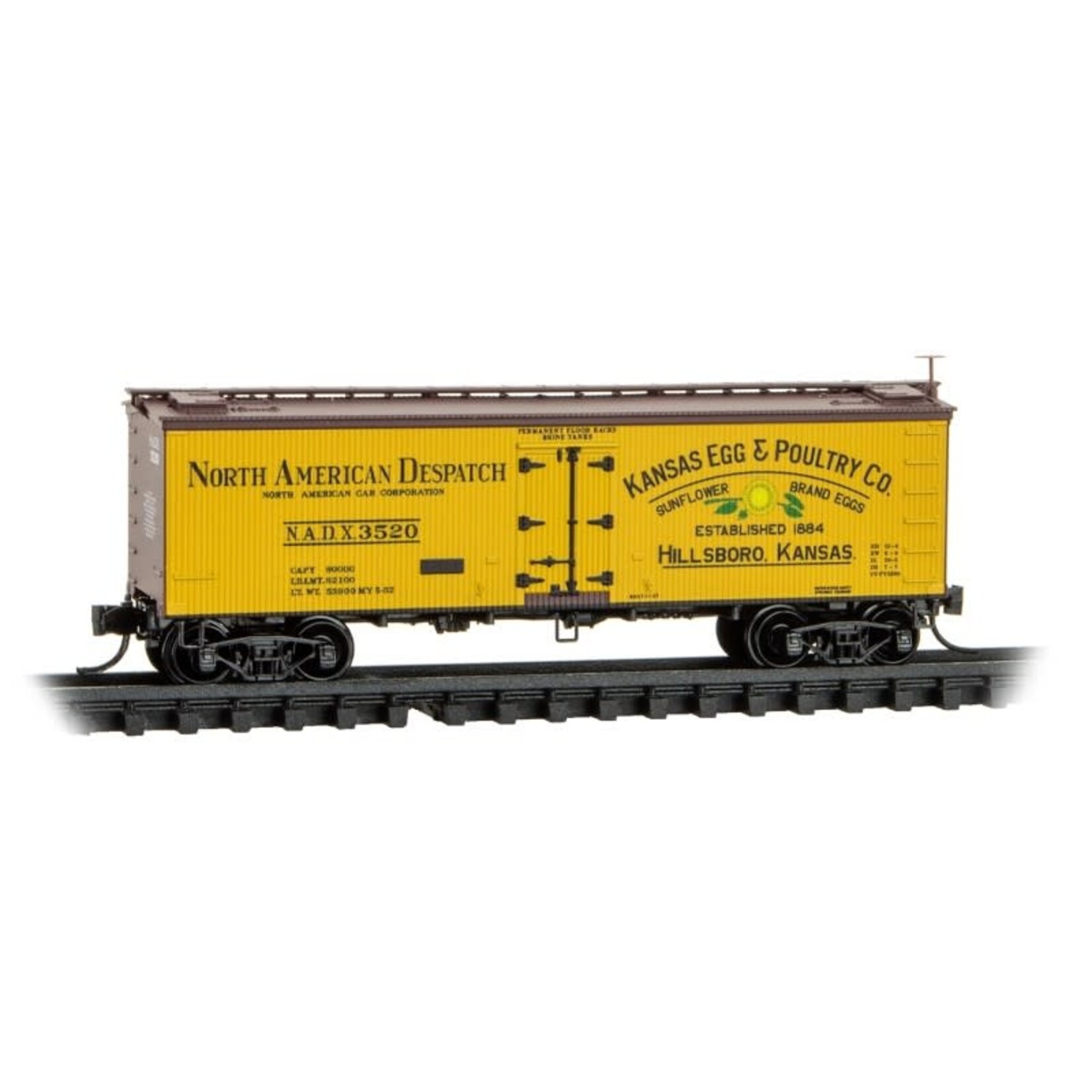 Micro Trains Line 05800602 N P&E 3 Kansas Egg & Poultry 3520