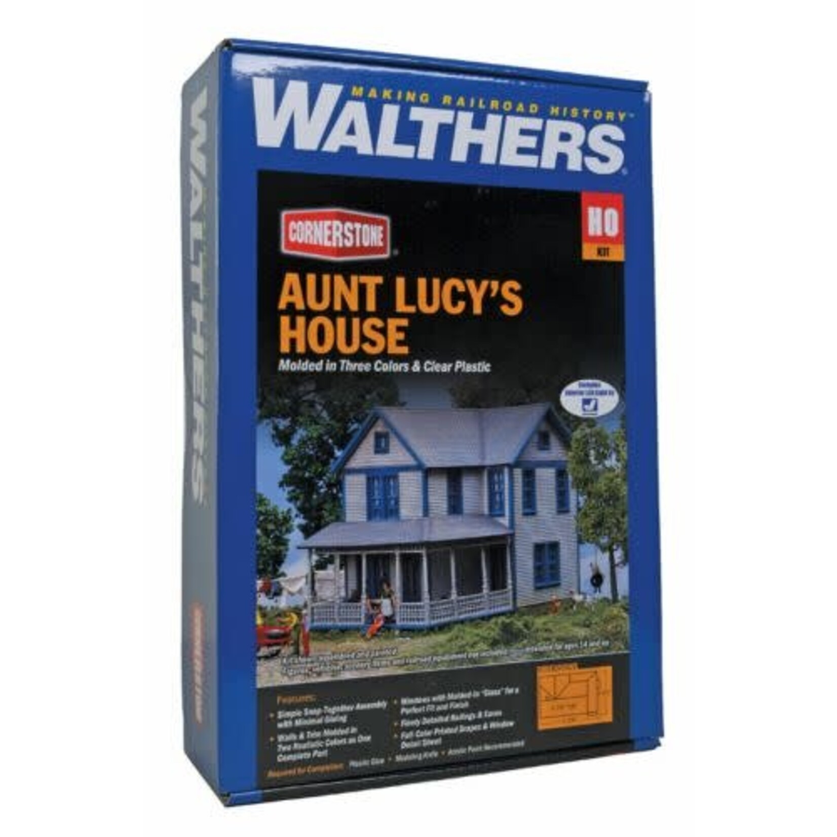 Walthers 9333651 HO Aunt Lucy's House Kit