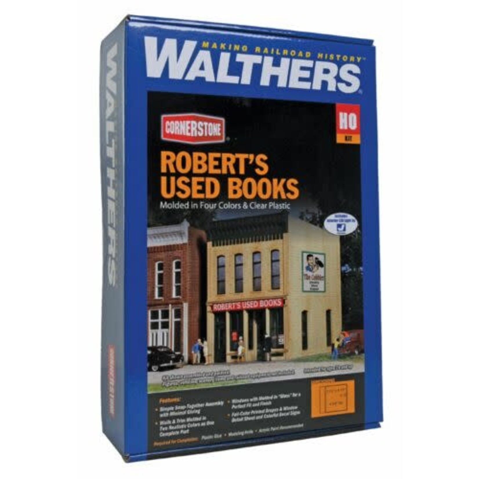 Walthers 9333659 HO Robert's Used Books Shop Kit