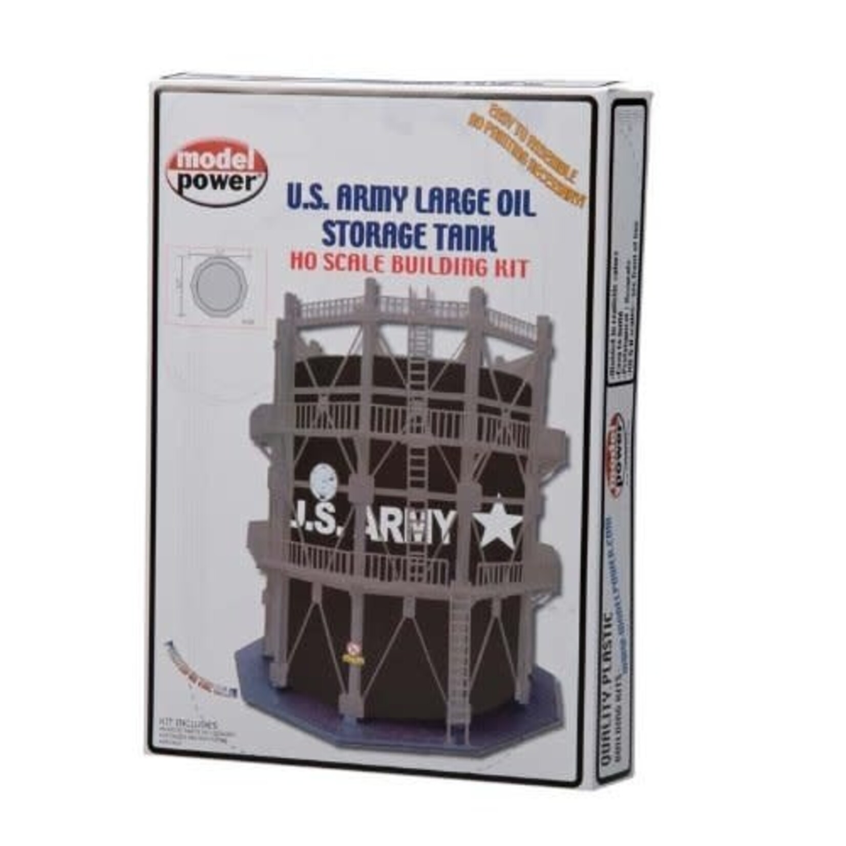 Model Power 205 HO US Army Large Oil Storage Tank