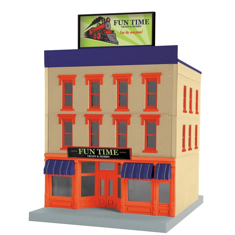 3090659 O 3 Story City Building - Fun Time Train & Hobby