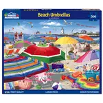 White Mountain Beach Umbrella 500 Piece Puzzle