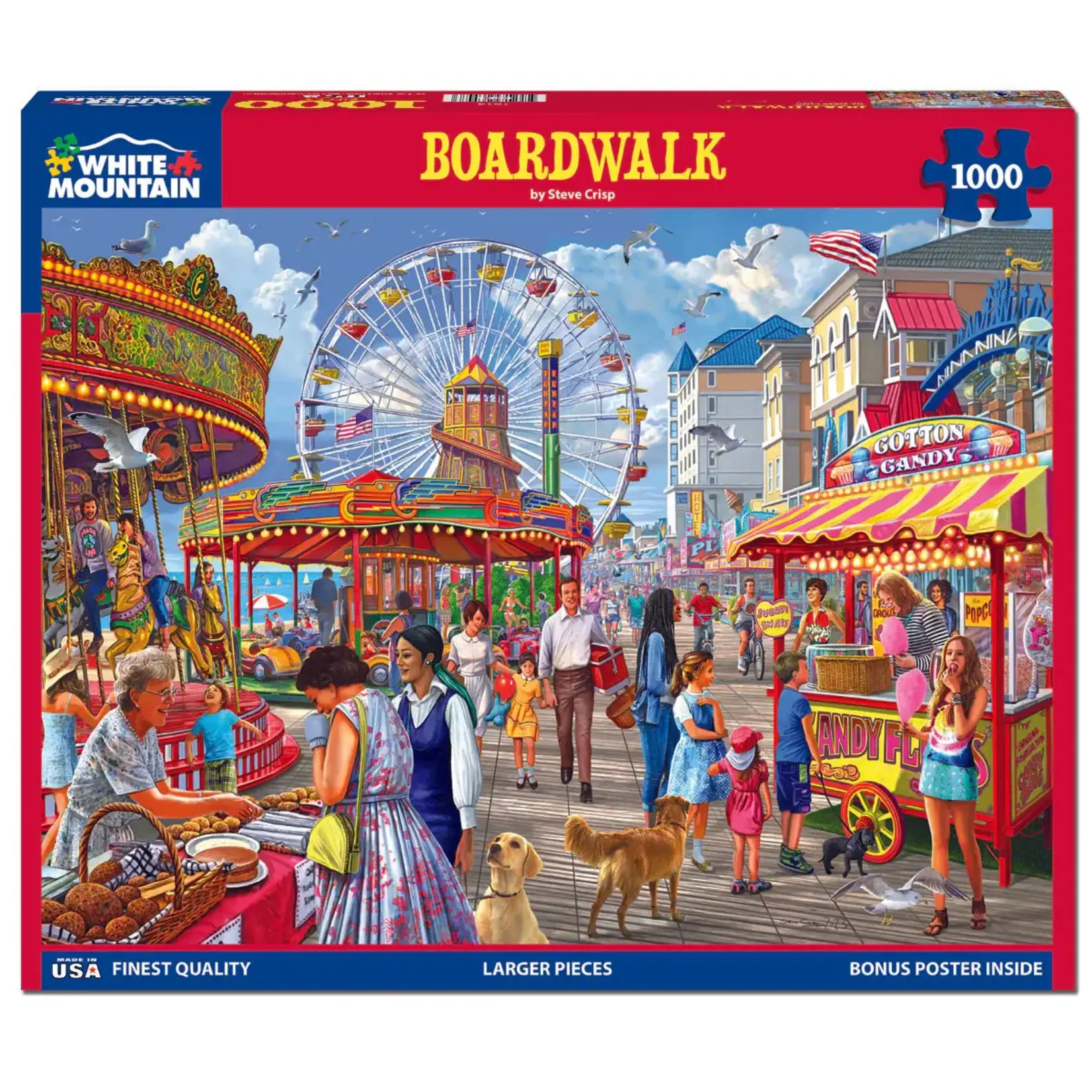 White Mountain Boardwalk 1000 Piece Puzzle