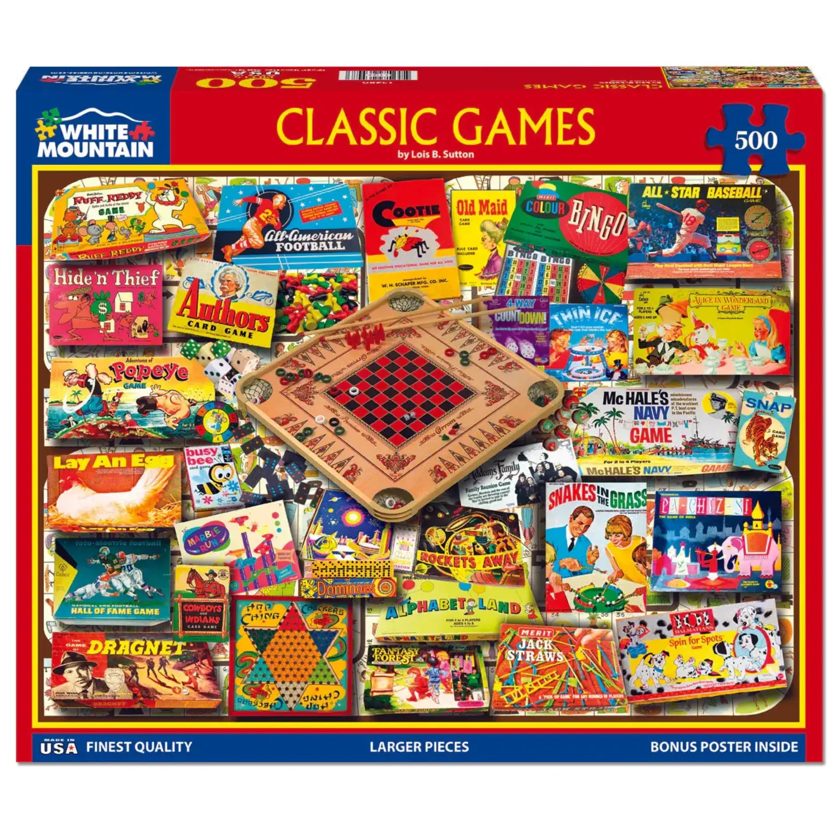White Mountain Classic Games 500 Piece Puzzle