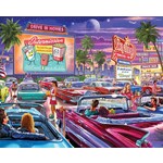 White Mountain Drive-In Movie 1000 Piece Puzzle