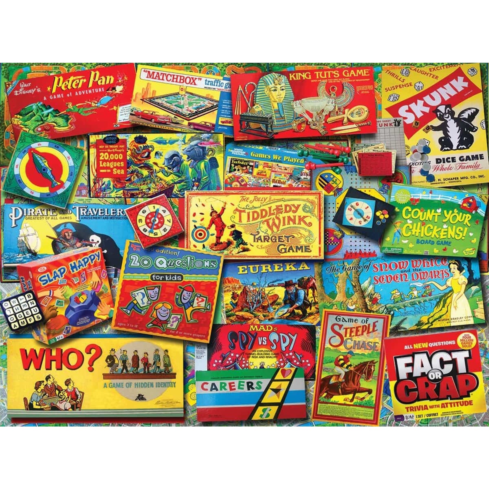 White Mountain Family Game Night 500 Piece Puzzle