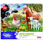 White Mountain Farm Animals 300 Piece Puzzle
