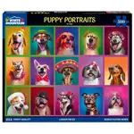White Mountain Puppy Portraits 500 Piece Puzzle
