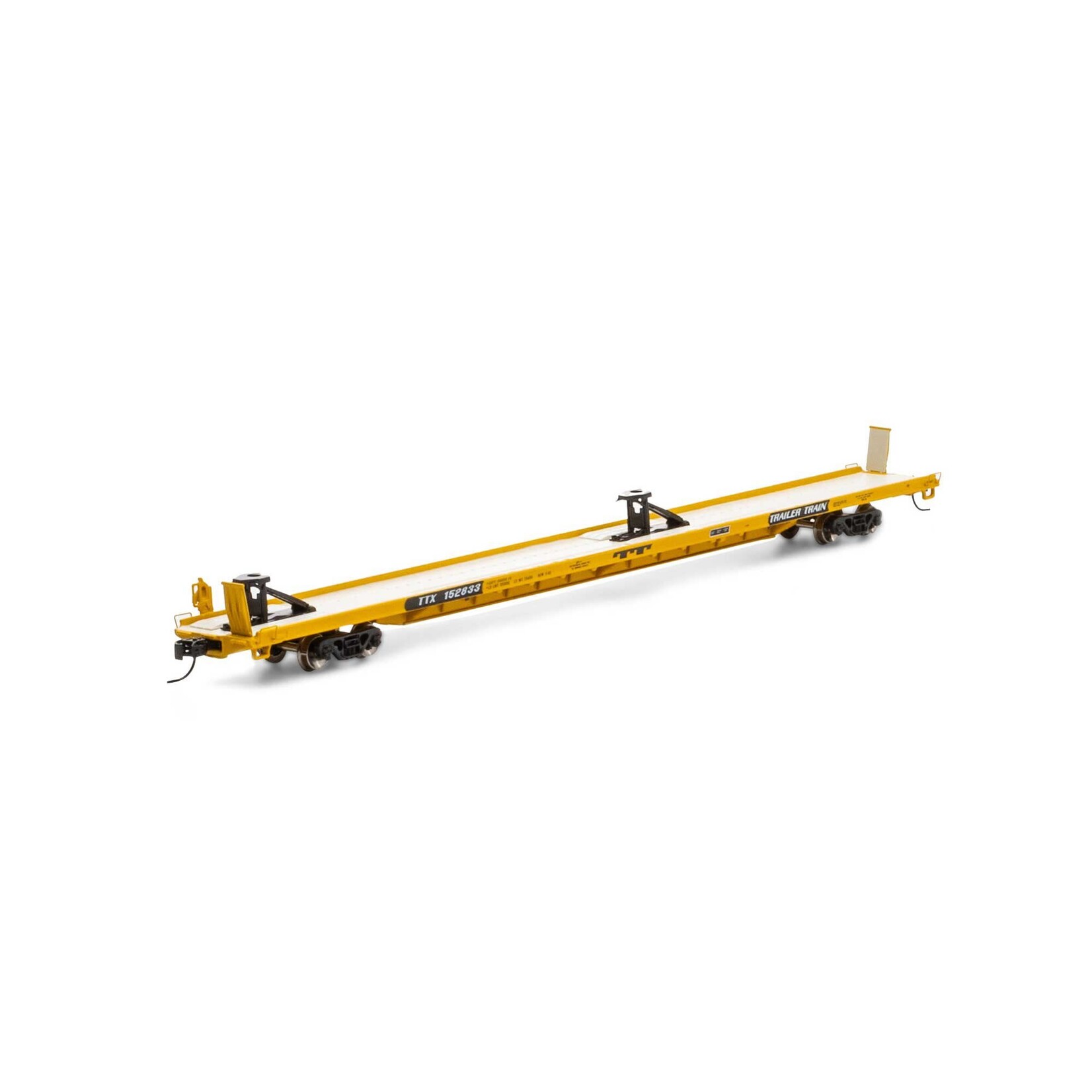 Athearn 14346 N F89F Trailer TTX Yellow 152833