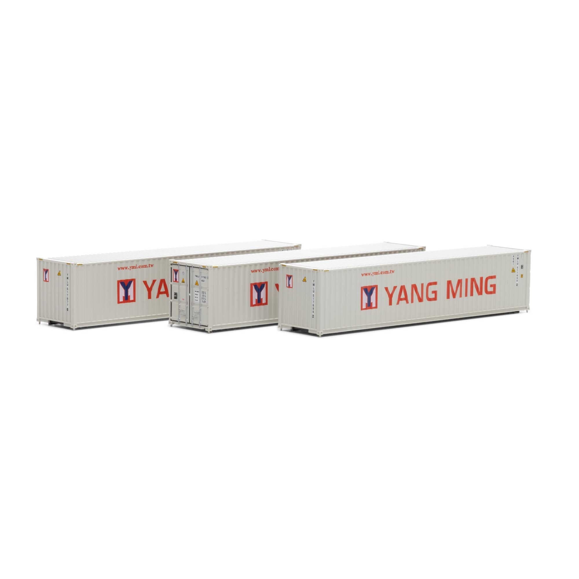 17390 N 40' Corrugated Low Container Yang Ming - 3 Pack