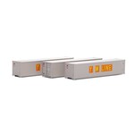 Athearn 17391 N 40' Corrugated Low Container Yang Ming - 3 Pack