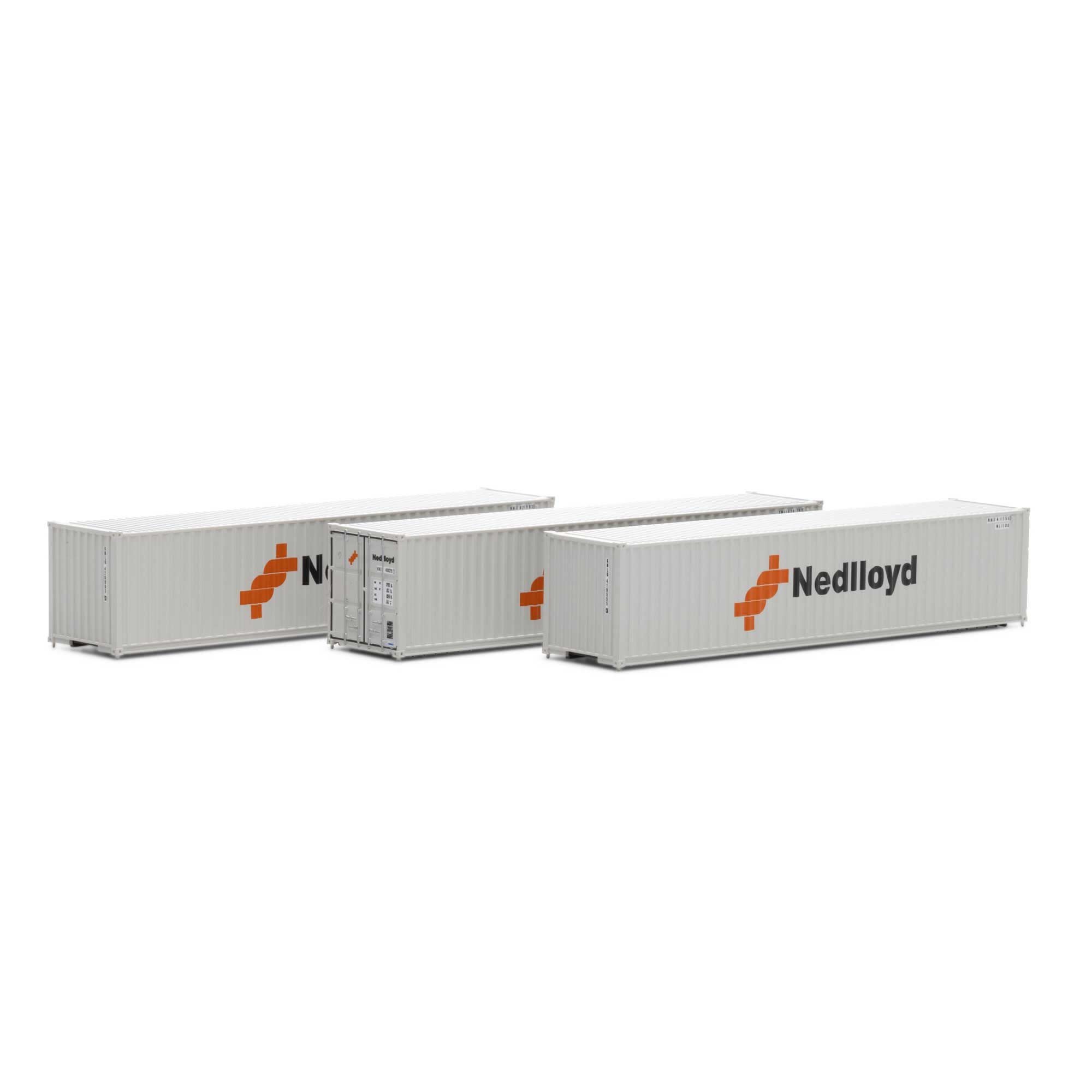 17395 N 40' Corrugated Low Container Nedlloyd #2 - 3 Pack