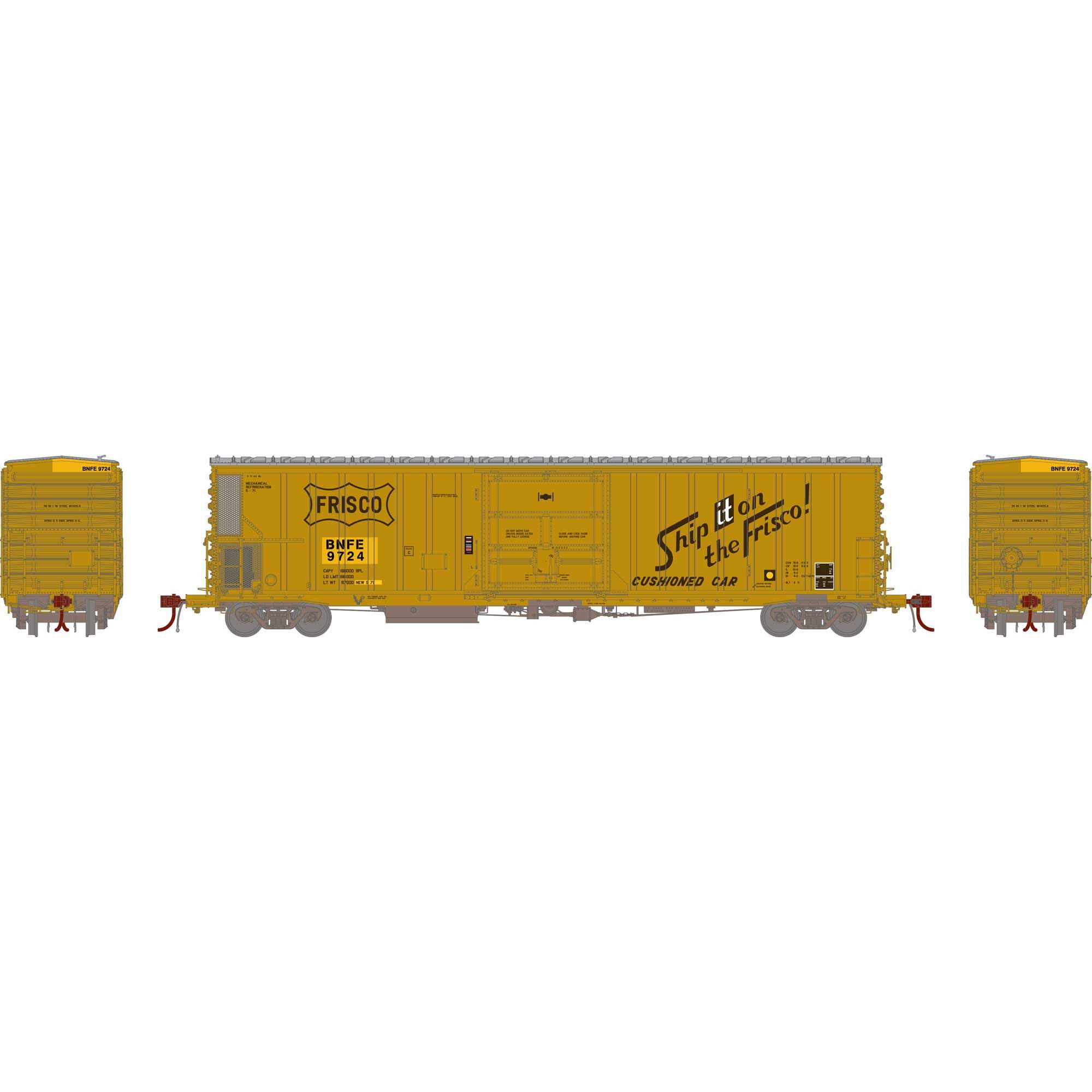 24604 N 57' Mechanical Reefer BNFE 9727