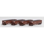 Athearn 25562 N 40' 3 Bay Ribbed Hopper w/Load CR #1 - 4 Pack