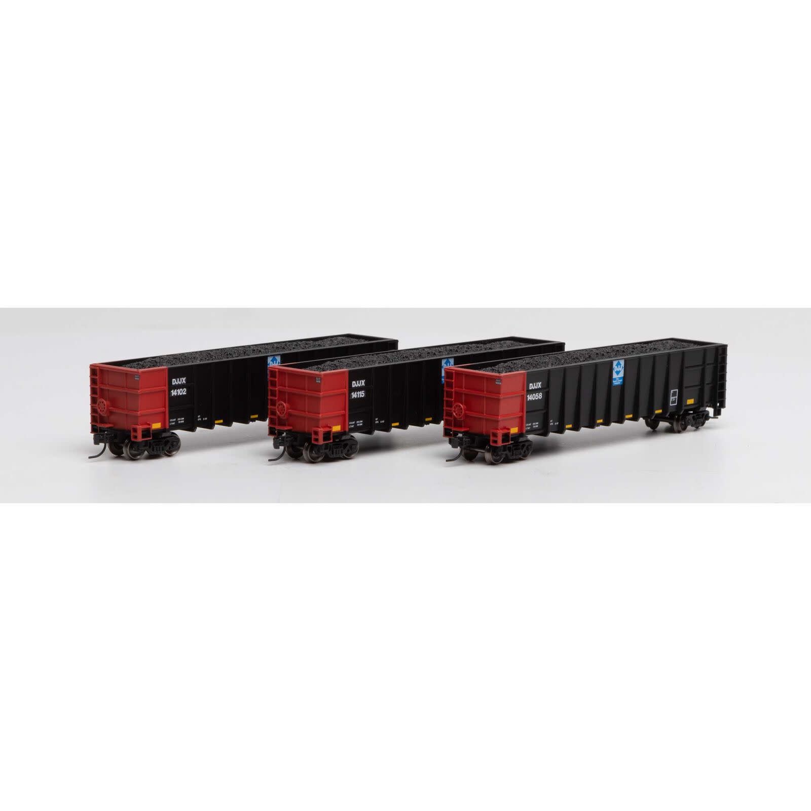 3835 N Thrall High Side Gondola w/ Load DJJX #3 - 3 Pack