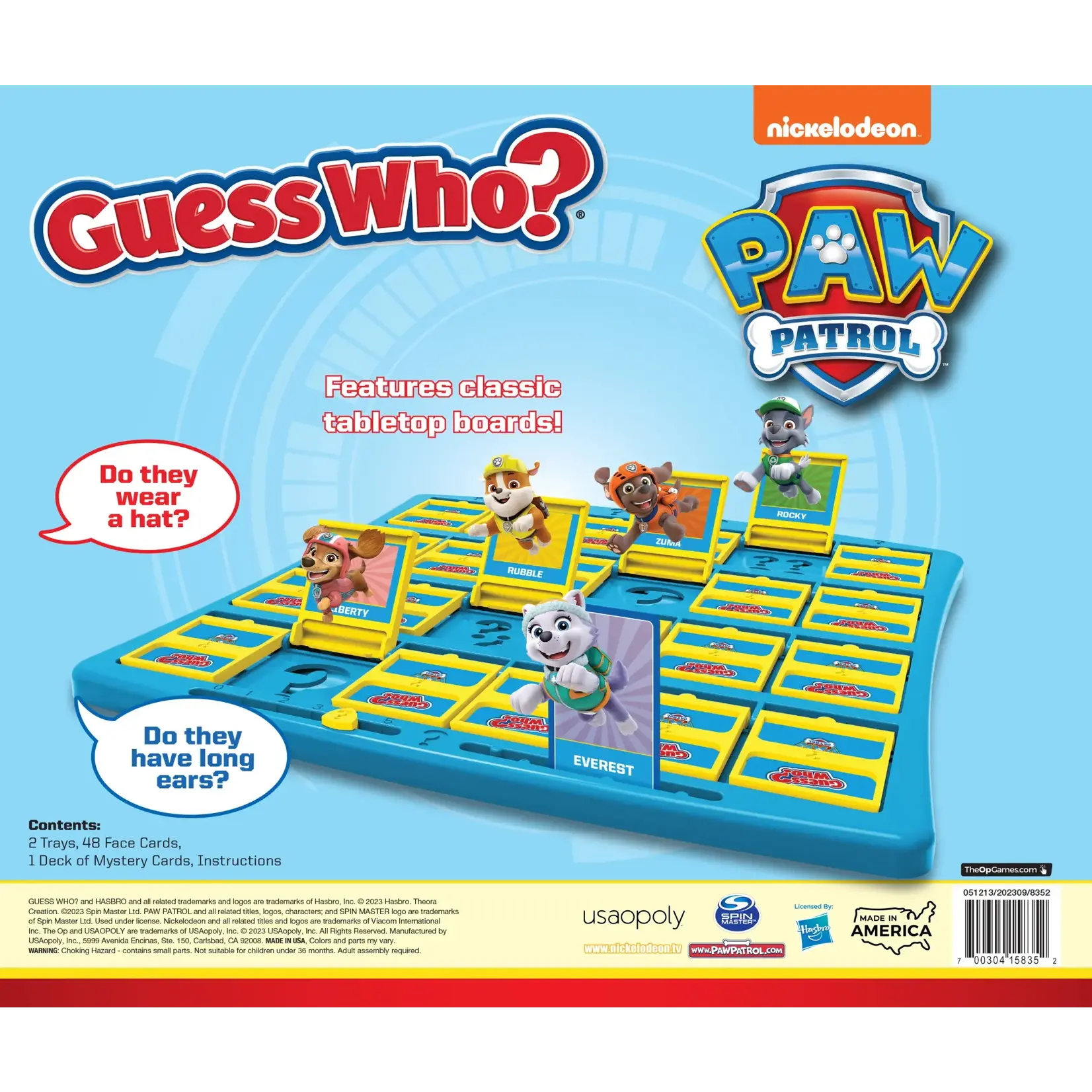 USAopoly Paw Patrol Guess Who