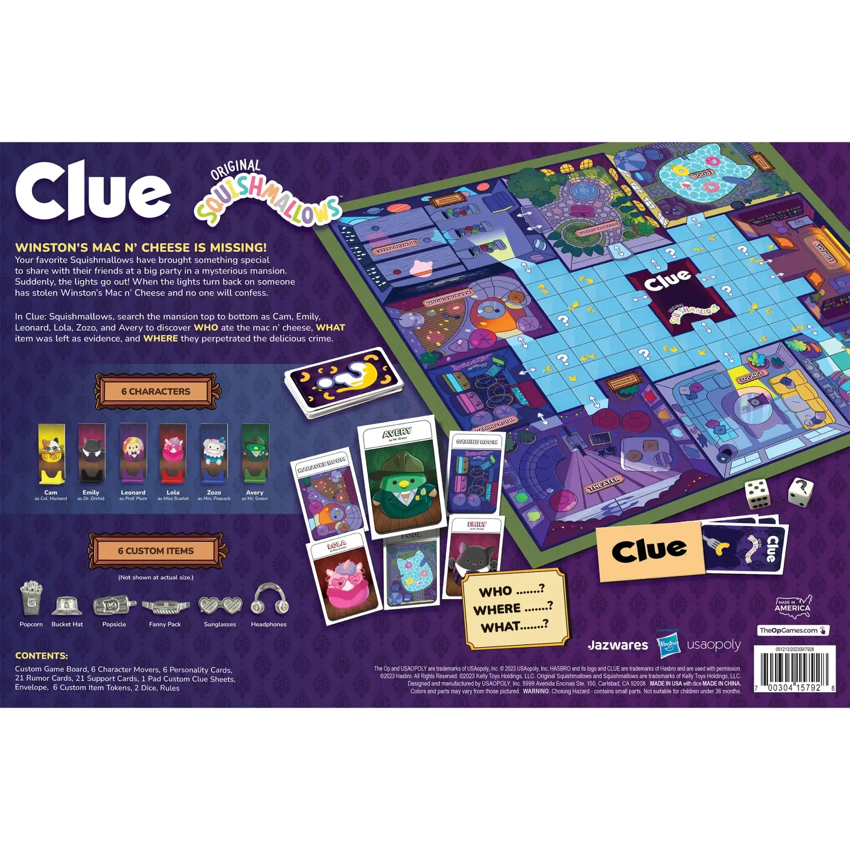 USAopoly Squishmallows Clue