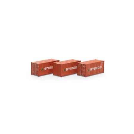 27783 HO 20' Corrugated Container HDMU #1 - 3 Pack