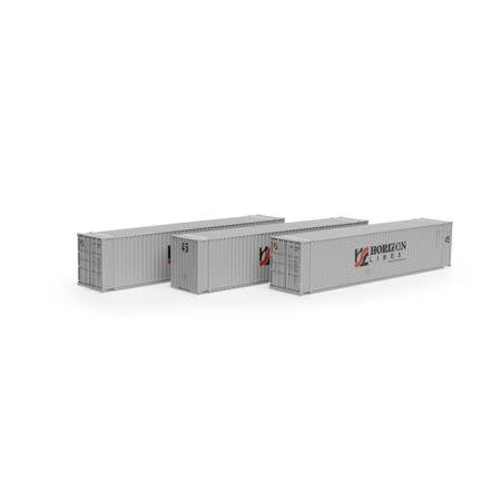 28046 HO 45' Container Horizon Lines #1 - 3 Pack