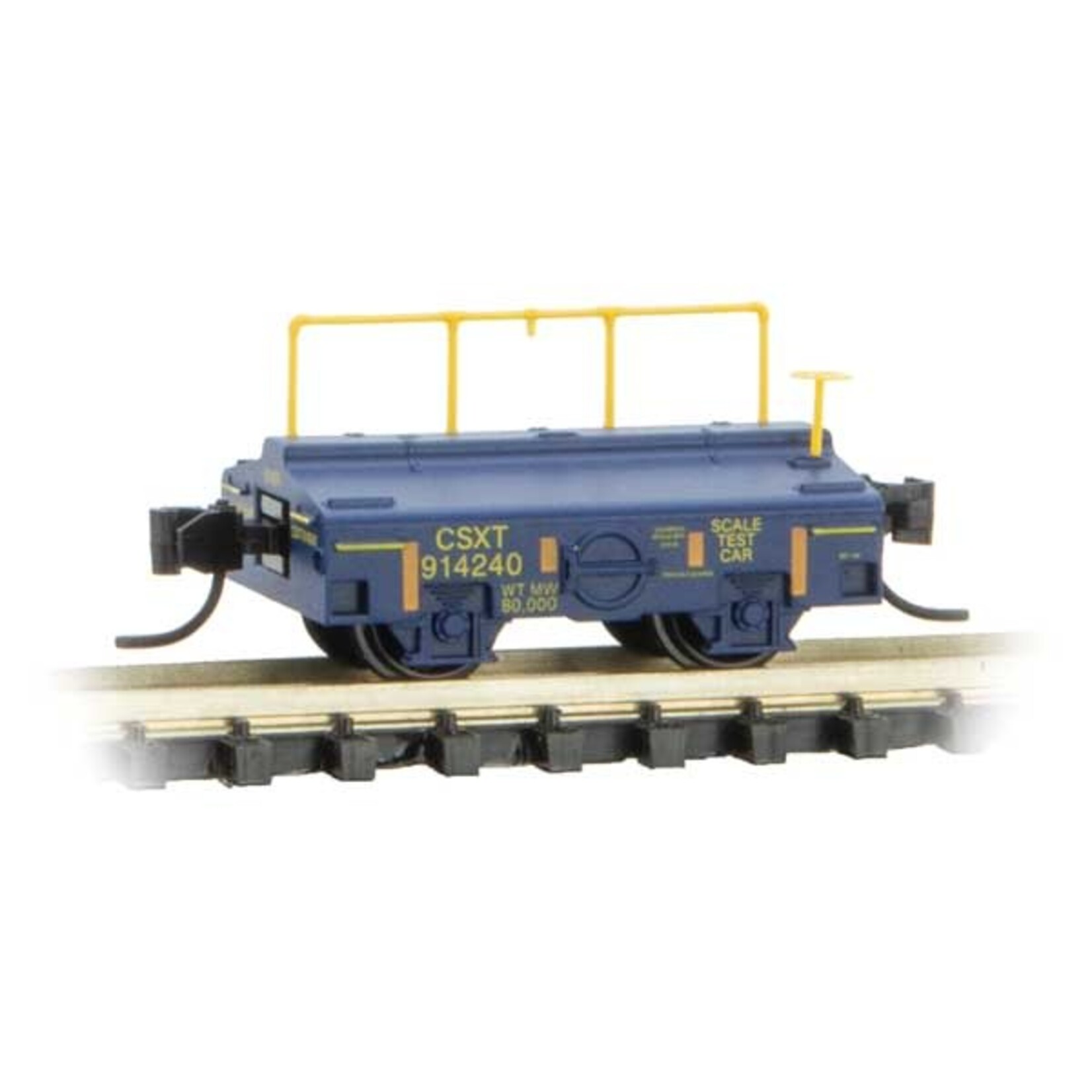 Micro Trains Line 12100110 N CSX Scale Test Car 914240 (blue, yellow)