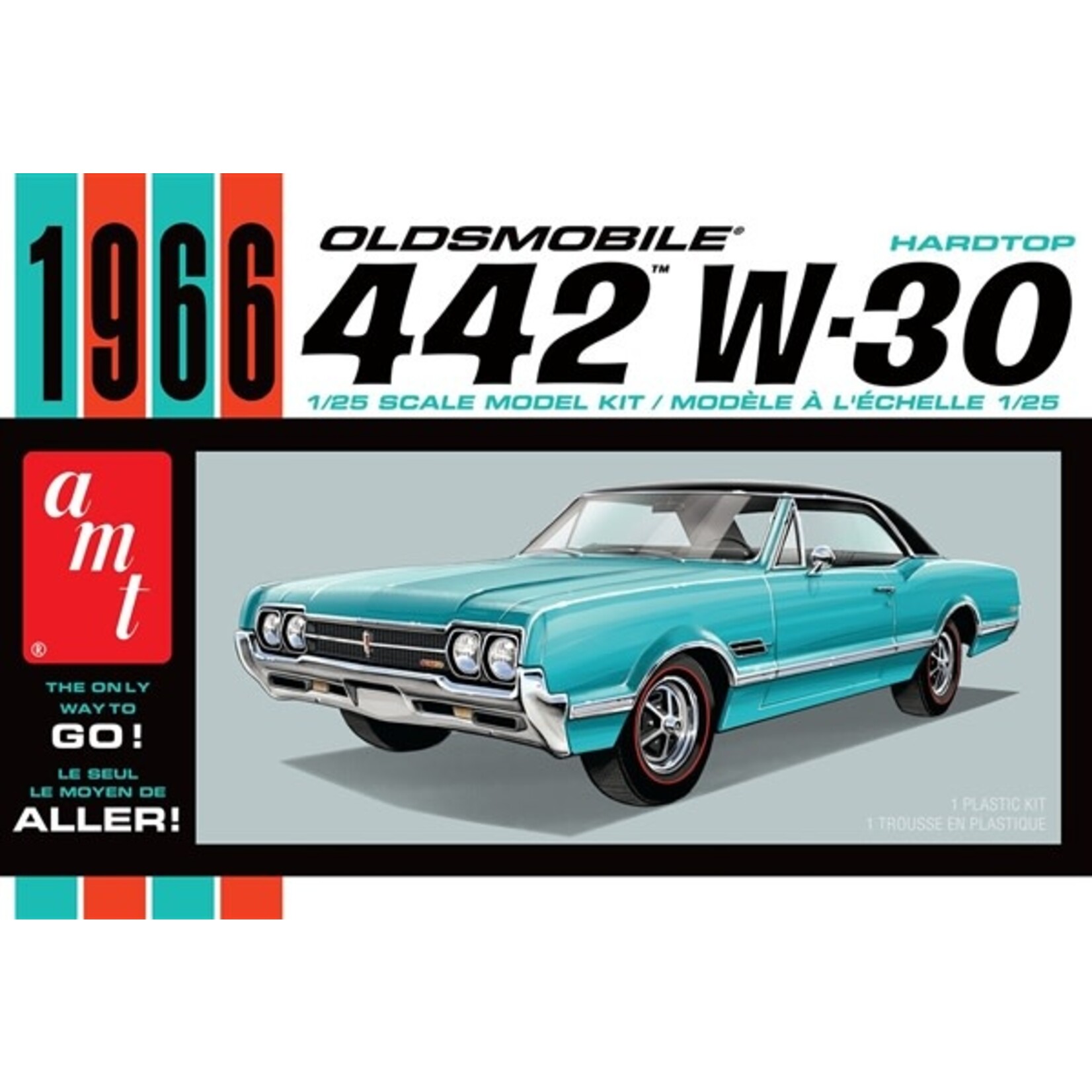 AMT 1432 1966 Olds 442 Hardtop